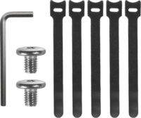 Maclean MC-105 W Asztalra fogatható acél kábelrendező - Fehér