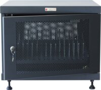 Techly TLY_367652 Professional Töltő szekrény 14 Tablet / Telefonhoz - Fekete