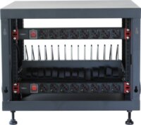 Techly TLY_367652 Professional Töltő szekrény 14 Tablet / Telefonhoz - Fekete