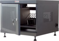 Techly TLY_367652 Professional Töltő szekrény 14 Tablet / Telefonhoz - Fekete