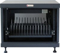 Techly TLY_367652 Professional Töltő szekrény 14 Tablet / Telefonhoz - Fekete