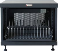 Techly TLY_367652 Professional Töltő szekrény 14 Tablet / Telefonhoz - Fekete