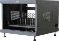 Techly TLY_367652 Professional Töltő szekrény 14 Tablet / Telefonhoz - Fekete