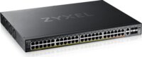 Zyxel XGS2220-54HP Fémházas Smart Managed 48-port Gigabit PoE Ipari Switch