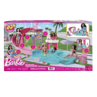 Mattel JFP01 Barbie Medencés buli játékszett