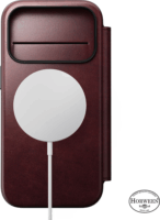 Nomad Modern iPhone 17 Pro Magsafe Telefon Flip tok - Bordó