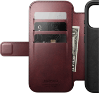 Nomad Modern iPhone 17 Pro Magsafe Telefon Flip tok - Bordó