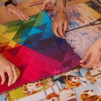 Trefl 10700 Prime Színes kockák 1000 darabos kombinálható puzzle