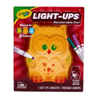 Crayola Lemosható és színezhető éjjeli fény Kreatív készlet - Bagoly