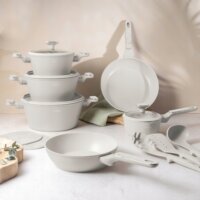 Berlinger Haus BH/8401 Alumínium Edénykészlet - Bézs (15 részes)