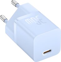 Baseus USB-C GaN5 Mini Hálózati Gyorstöltő 30W + USB-C Kábel 100W 1m - Kék