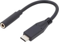 Digitus AK-300321-002-S USB Type-C - 3.5mm Jack Audio Adapter 0.2m - Fekete