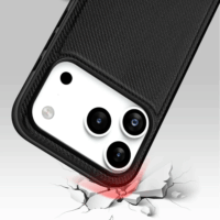 Nevox StyleShell NYLO Apple iPhone 17 Pro Telefon tok - Fekete