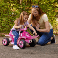 Huffy Minnie egér Gyerek Elektromos Quad - Rózsaszín