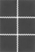 Rebel Active 6 darab univerzális csúszásgátló puzzle szőnyeg 180x120cm - Fekete