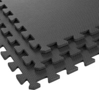 Rebel Active 6 darab univerzális csúszásgátló puzzle szőnyeg 180x120cm - Fekete