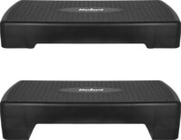 Rebel Active 2 szintes Fitness Step pad - Fekete