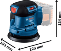 Bosch GEX 185-LI Professional solo Akkumulátoros Excentercsiszoló 18V (Akku és töltő nélkül)