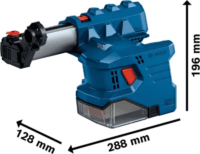 Bosch GDE 18V-12 Professional Akkus porelszívó adapter BH 18V-22 Professional fúrókalapácshoz