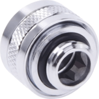 Alphacool Eiszapfen PRO 13mm merevcsöves csatlakozó Adapter G1/4 apa - G1/4 anya 6db - Króm