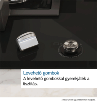 Bosch PPQ7A6I40 Beépíthető 5 zónás Gáz Főzőlap - Fekete