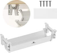 Maclean MC-106 W Asztal aljára csavarozható kábelrendező - Fehér