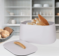 Maestro MR-1675 Rozsdamentes Acél Kenyértartó 12L - Bézs