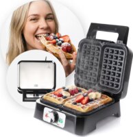 Promis WAP1600 Elektromos Gofrisütő 1200W - Fekete