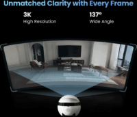 Enabot EBO Air 2 Plus Okos Kisállat Figyelő kamera - Fehér