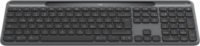 Logitech Slim Solar+ K980 Wireless Bluetooth Billentyűzet DE - Fekete