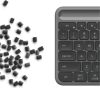 Logitech Slim Solar+ K980 Wireless Bluetooth Billentyűzet DE - Fekete