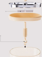 Enabot ROLA Kisállat Itató vízszűrő készlet 6 szűrő + 3 szivacs - Fehér