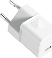 Baseus USB-C Hálózati Gyorstöltő Adapter 20W + USB-C kábel 1m - Fehér