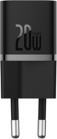 Baseus USB-C Hálózati Gyorstöltő Adapter 20W + USB-C kábel 1m - Fekete