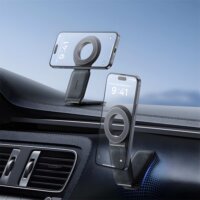 Baseus PrimeTrip C02 Mega Mágneses Autós telefontartó - Fekete