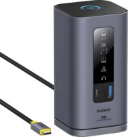 Baseus Spacemate 10-port USB-C HUB és Töltőállomás 100W - Szürke