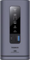 Baseus Spacemate 10-port USB-C HUB és Töltőállomás 100W - Szürke