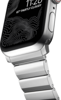 Nomad Strap Apple Watch Rozsdamentes acél Okosóra szíj 42/44/45/49mm - Ezüst