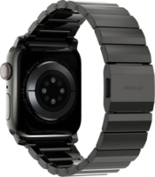 Nomad Strap Apple Watch Rozsdamentes acél Okosóra szíj 42/44/45/49mm - Fekete