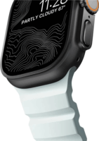 Nomad Rocky Point Apple Watch Szilikon Okosóra szíj 46 / 49mm - Kék