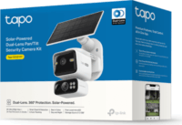 TP-Link TAPO C645D Smart Wifi 2K UHD 360° forgatható napelemes Okos Dual Kamera - Fehér