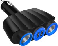 Vakoss TP-3268K 2xUSB-A Autós szivargyújtó Elosztó 2x 12V - Fekete