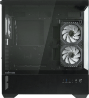 Zalman Chronix V2 Midi Torony számítógépház + 3db 120mm ventilátor - Fekete