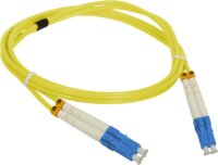Alantec FOC-LCLC-9SMD-3 OS2 Optikai Patch Kábel LC Duplex 3m - Sárga