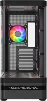 MODECOM Volcano Volcano AQ200 ARGB Midi torony számítógépház + 4db 120mm ventilátor - Fekete