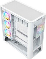 MODECOM Volcano Volcano AQ500 ARGB Midi torony számítógépház + 4db 120mm ventilátor - Fehér