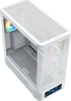 MODECOM Volcano Volcano AQ500 ARGB Midi torony számítógépház + 4db 120mm ventilátor - Fehér