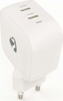 Nedis WGCHA45WWT 2x USB-C GaN Hálozati Gyorstöltő Adapter 45W - Fehér