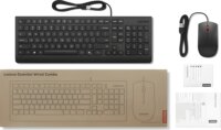 Lenovo 4X31R64438 USB Vezetékes Billentyűzet + Egér ENG - Fekete