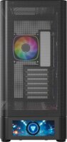 MODECOM Volcano Volcano AQ500 ARGB Midi Torony számítógépház + 4db 120mm ventilátor - Fekete